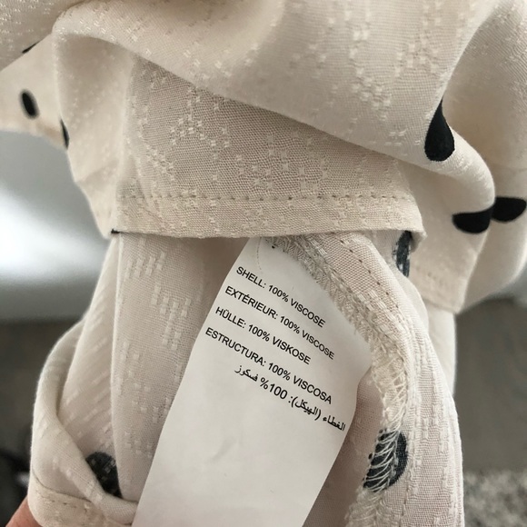 NWOT Thyme Maternity Polka Dot Blouse - Picture 4 of 4